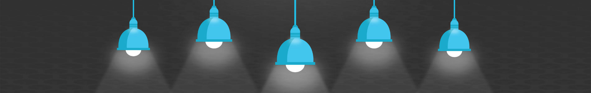 Illustration of ceiling lights