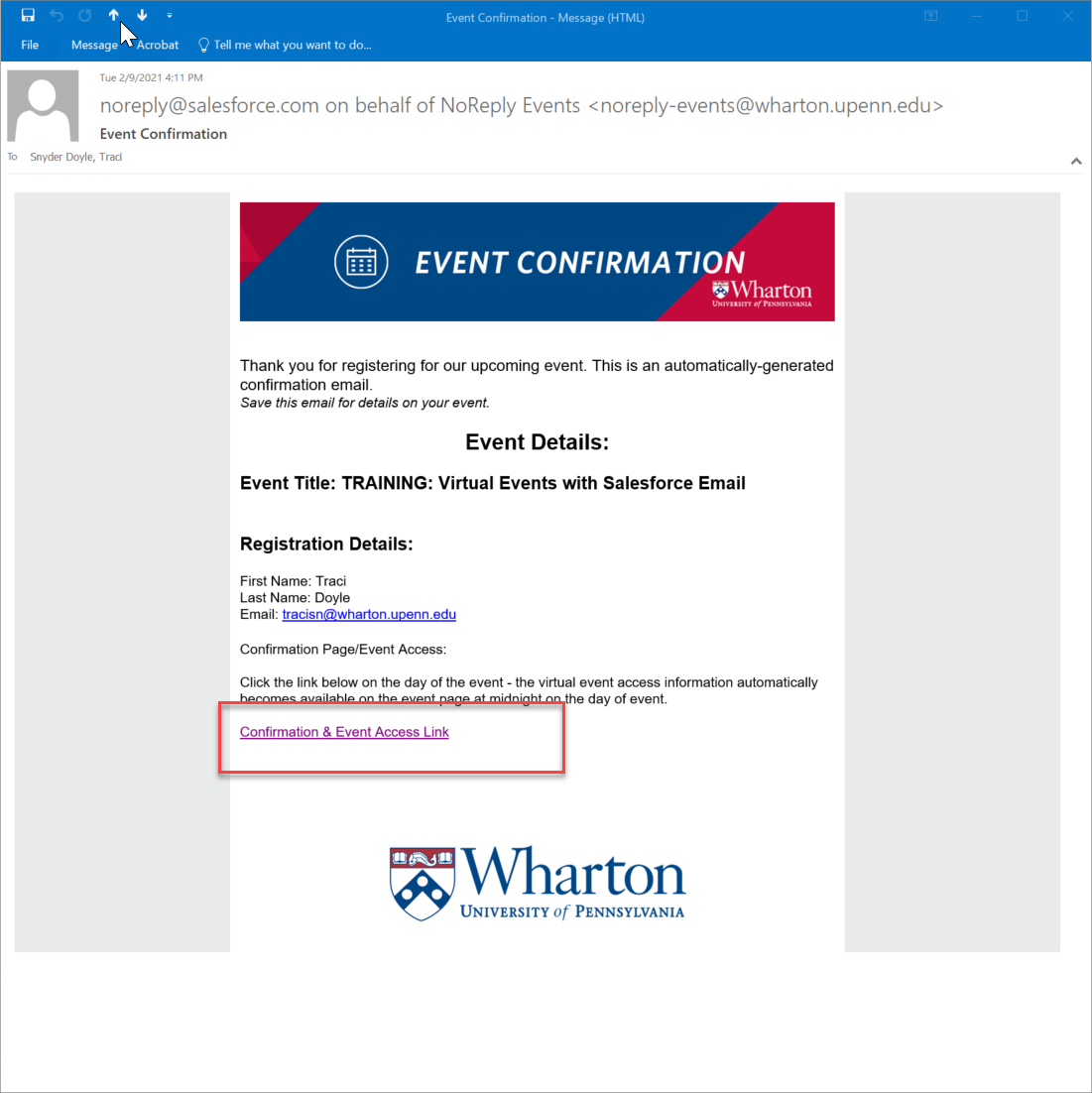 Events HQ Custom Confirmations for Virtual Events Marketing
